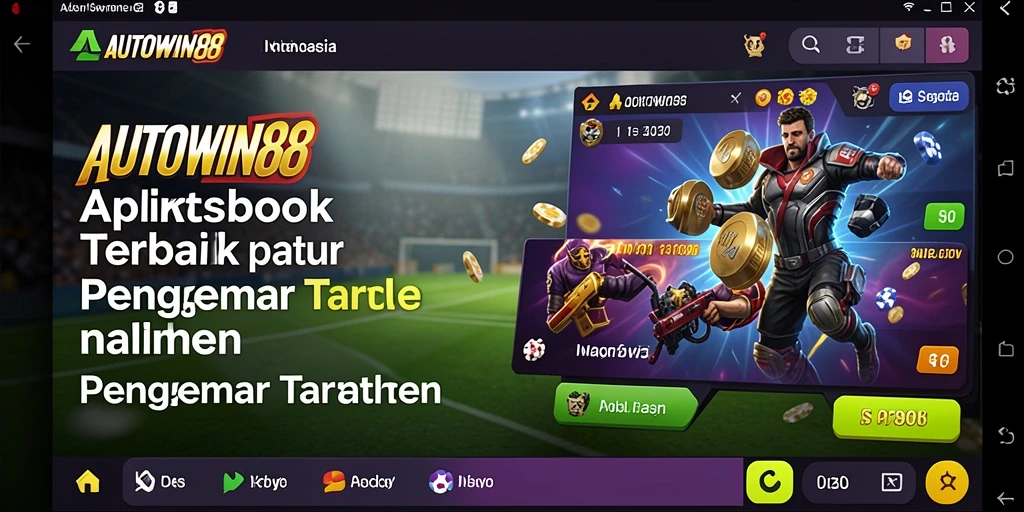 Tampilan gameplay seru dalam aplikasi Sportsbook AUTOWIN88.