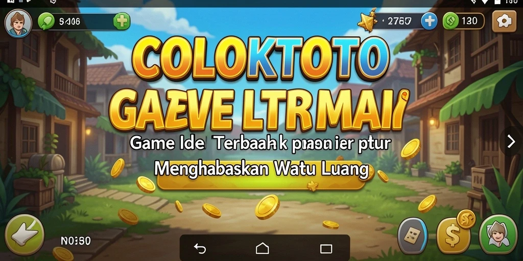 Screenshot gameplay COLOKTOTO menampilkan kemajuan yang mengasyikkan dalam permainan Idle.