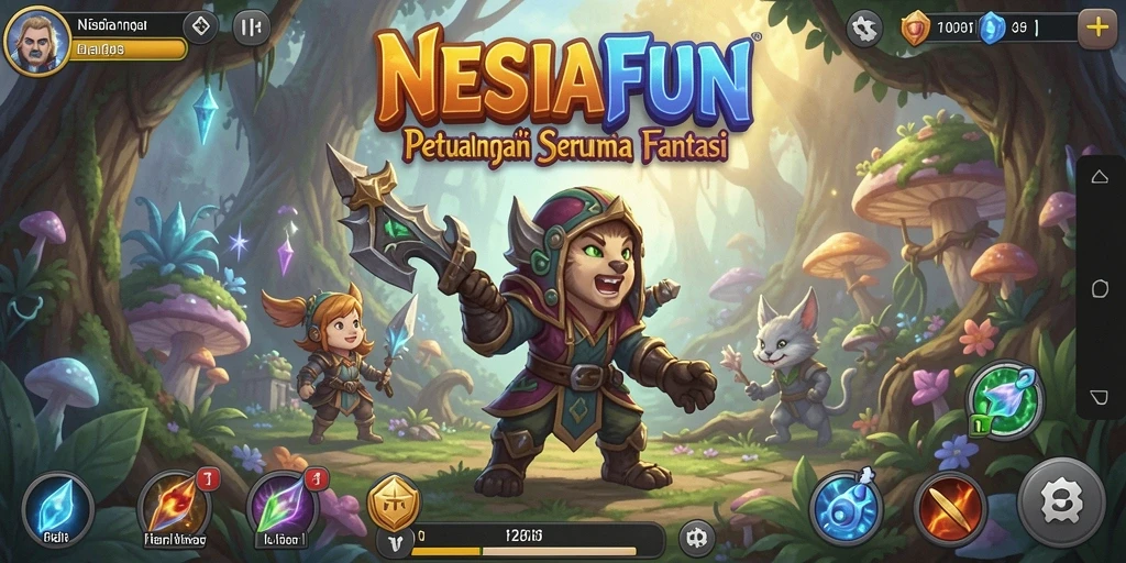 Tampilan gameplay yang memikat dari NESIAFUN dengan aksi seru.