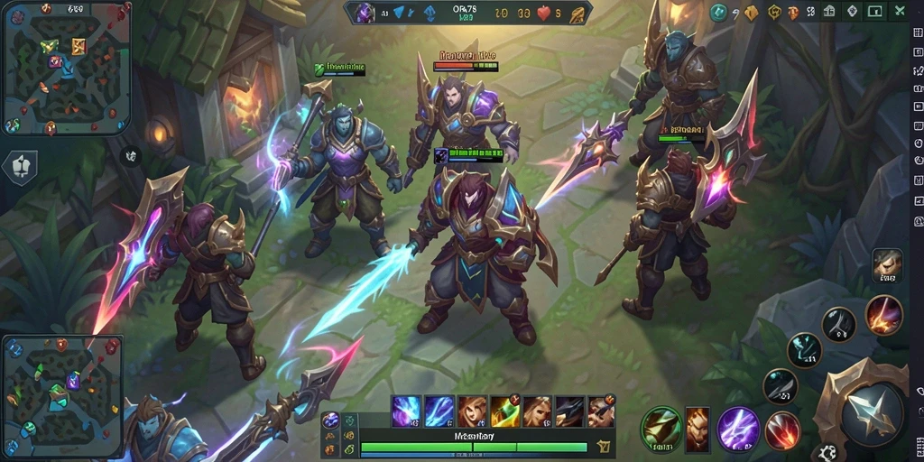 Screenshot gameplay ORA78 menampilkan pertempuran seru antara tim-tim yang bertempur.