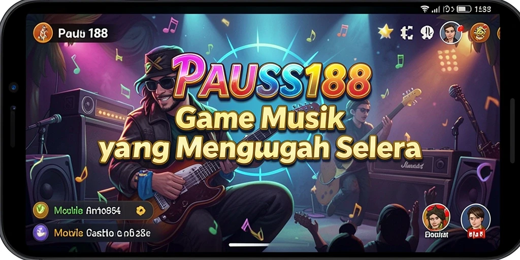 Tampilan gameplay PAUS188 yang menarik dengan berbagai lagu.