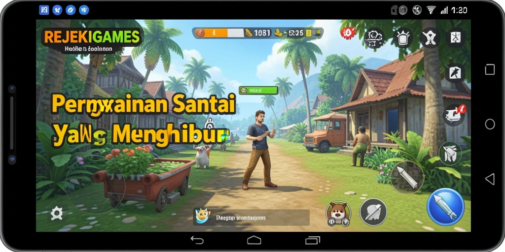 Tampilan gameplay seru dan menyenangkan dari REJEKIGAMES.