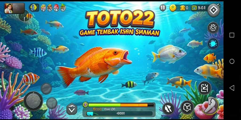 Tampilan gameplay Tembak Ikan yang seru dan dinamis.