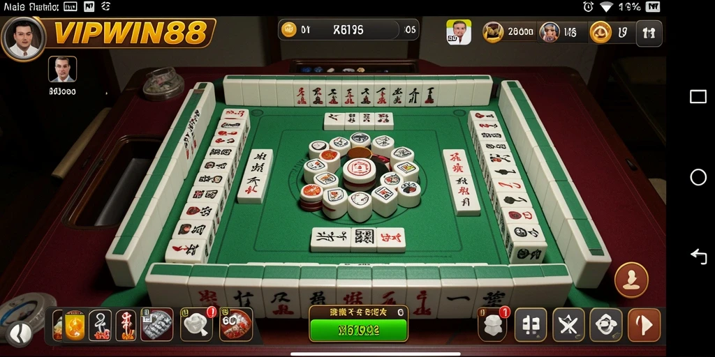Gameplay seru Mahjong di VIPWIN88 dengan tampilan grafis menawan.
